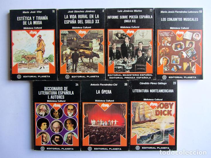 Libros: Biblioteca cultural RTVE. 7 libros. Editorial Planeta - Foto 2