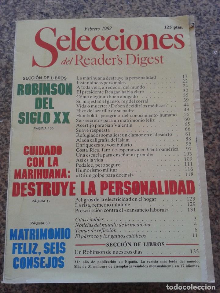 Libros: SELECCIONES DEL READER,S DIGEST -- FEBRERO 1992 -- - Foto 1