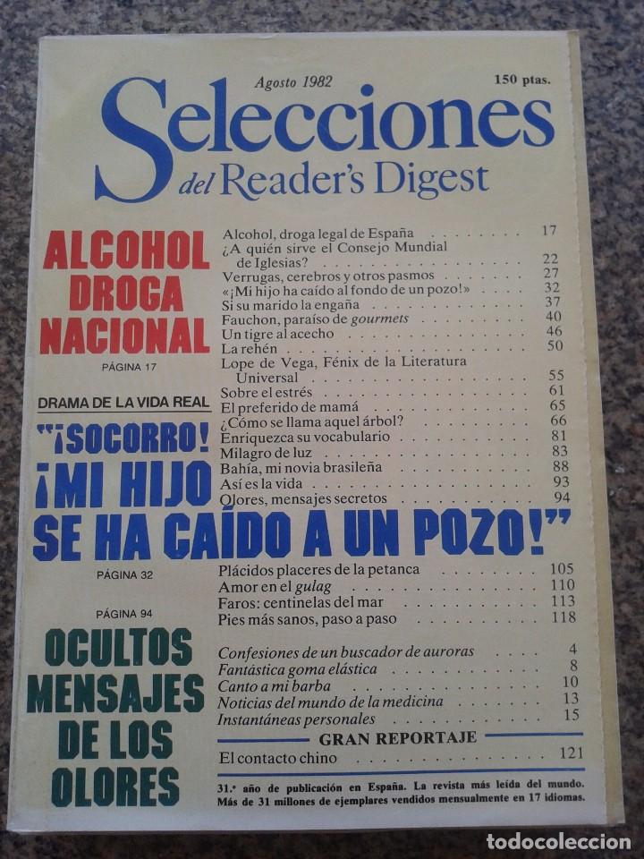 Libros: SELECCIONES DEL READER,S DIGEST -- AGOSTO 1982 -- - Foto 1
