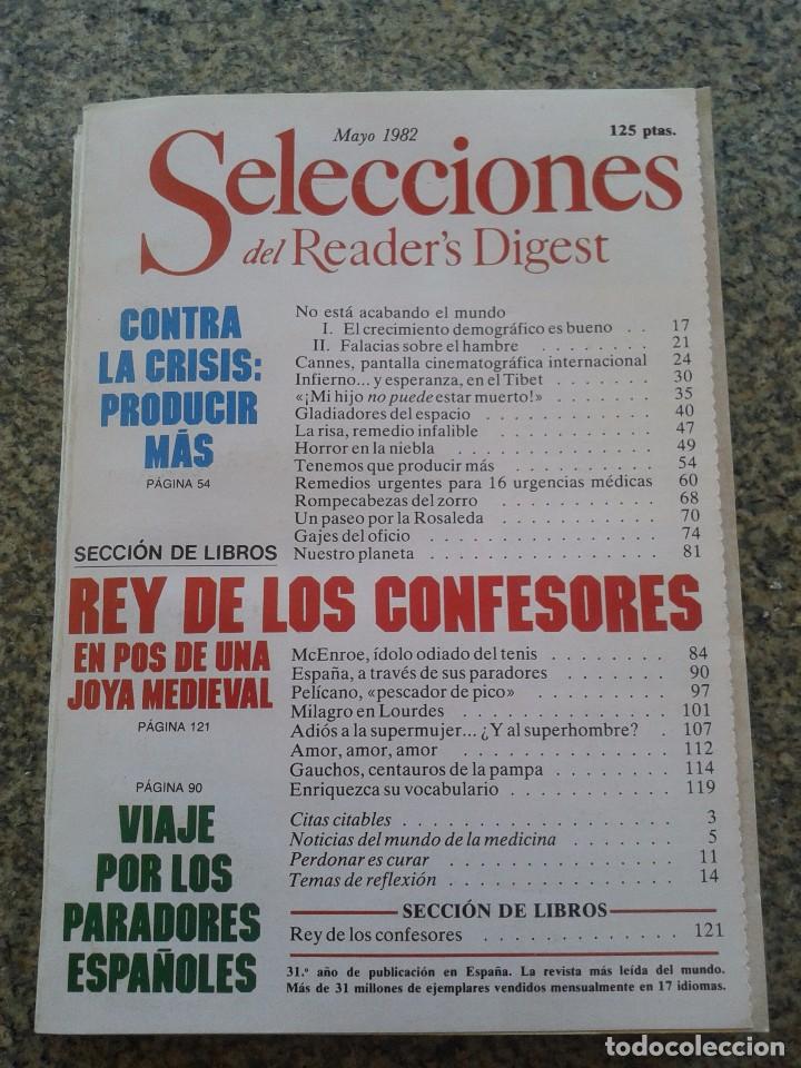 Libros: SELECCIONES DEL READER,S DIGEST -- MAYO 1982 -- - Foto 1