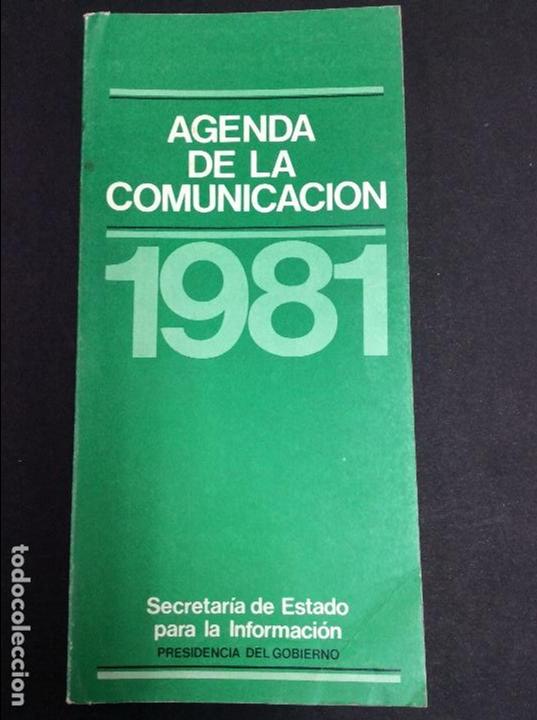 Libros: Agenda de la Comunicaci&oacute;n 1981 - Foto 1
