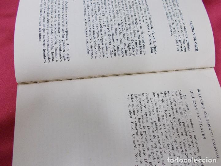 Libros: FORMACION DEL ESPIRITU NACIONAL. SEGUNDO A&Ntilde;O DE BACHILLERATO. 1954. CON PROGRAMA. - Foto 6