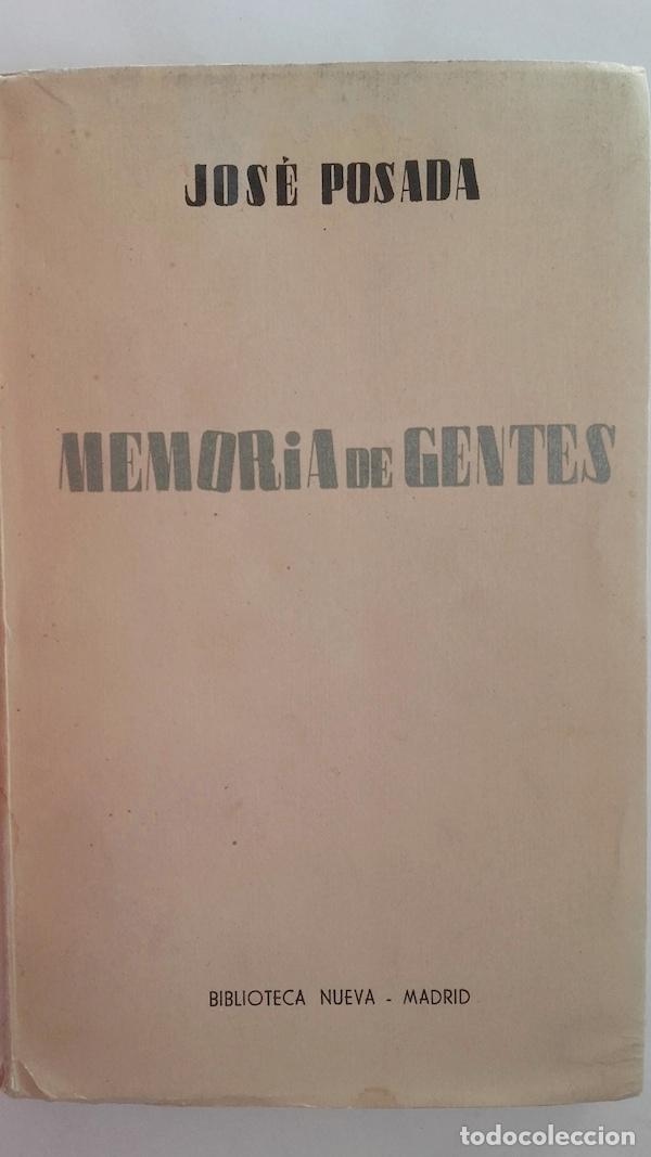 Libros: Memoria de gentes - Jos&eacute; Posada - Foto 1