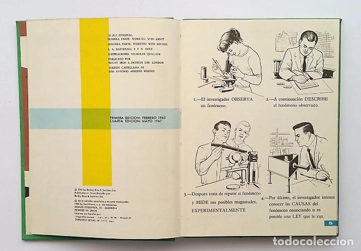 Libros: EXPERIMENTOS CON LUZ Y SONIDO. EDICIONES SANTILLANA, 1967. 4&ordm; EDICI&Oacute;N. - Foto 3