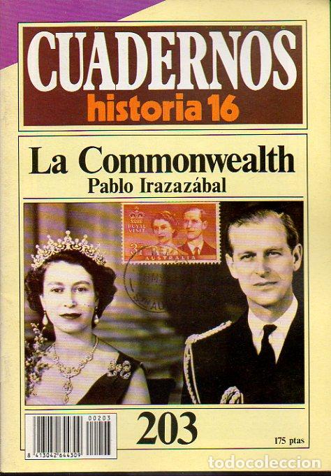 Libros: CUADERNOS HISTORIA 16. N&ordm; 203. LA COMMONWEALTH. - Foto 1
