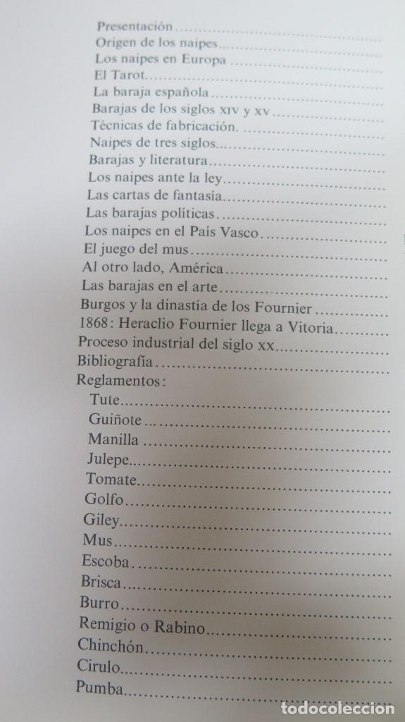 Libros: NAIPES ESPA&Ntilde;OLES. M. LLANOS GOROSTIZA - Foto 2