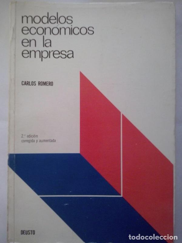Libros: Modelos econ&oacute;micos en la empresa - Carlos Romero - Foto 1