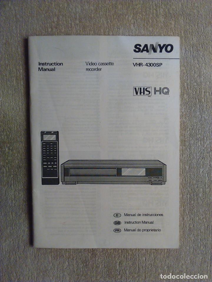 VHS como nuevo en caja original con mando y manual de segunda mano