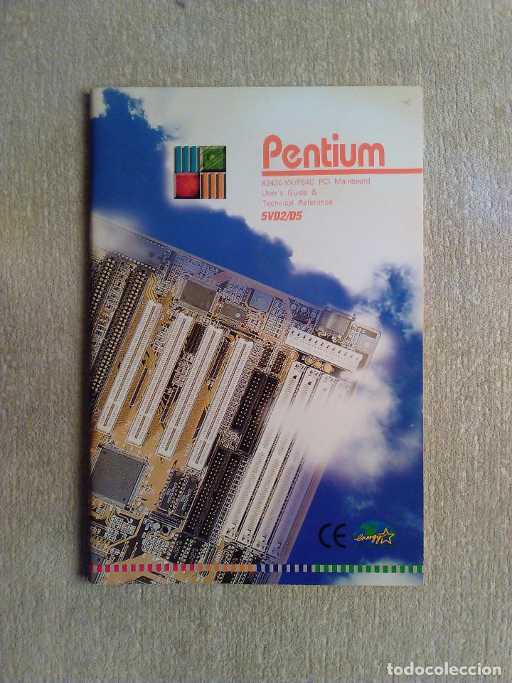 Libros: Manual de usuario Placa Pentium PCI 82430 VX-P54C. Estado impecable. - Foto 1