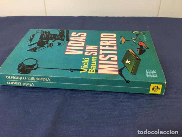 Libros: VIDAS SIN MISTERIO de Vicki Baum  -1976 - Foto 3