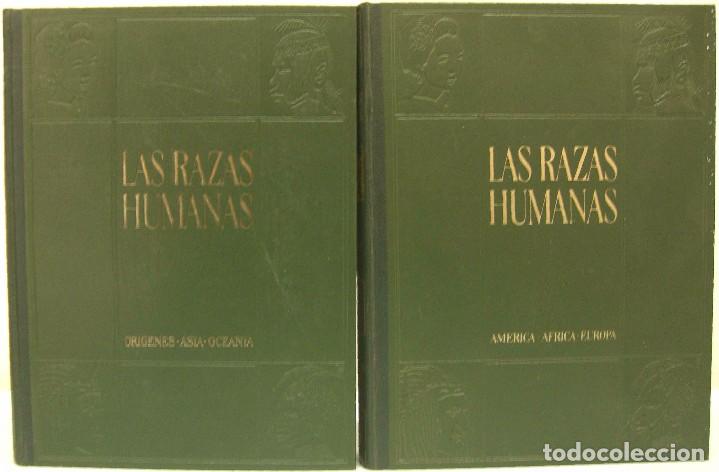 Libros: LAS RAZAS HUMANAS (2 VOLS.). INSTITUTO GALLACH, 1971. - Foto 1