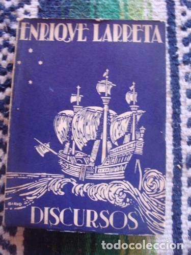 Libros: LARRETA, ENRIQUE - Discursos - Foto 1