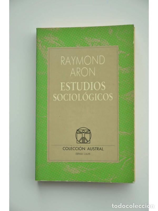 Libros: Estudios sociol&oacute;gicos - ARON, Raymond - Foto 1
