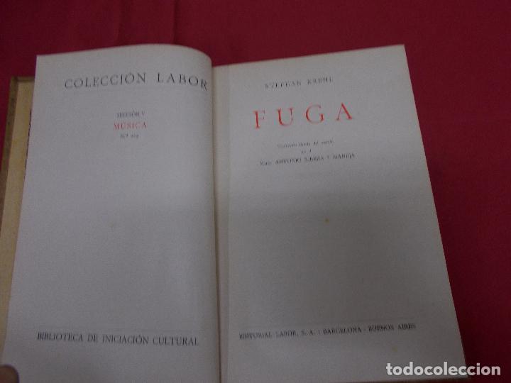 Libros: FUGA. STEPAHN KREH. LABOR. 1930. - Foto 2