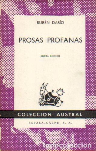 Libros: PROSAS PROFANAS. 6&ordf; ed. - Foto 1