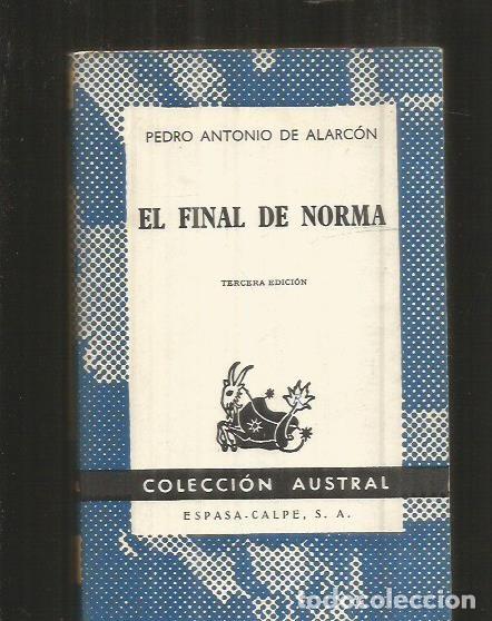 Libros: FINAL DE NORMA - EL - ALARCON, PEDRO ANTONIO DE - Foto 1