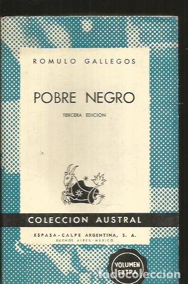 Libros: POBRE NEGRO - GALLEGOS, ROMULO - Foto 2