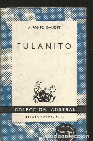 Libros: FULANITO - DAUDET, ALPHONSE - Foto 2