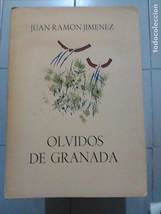 Libros: Juan Ramon Jimenez olvidos de granada dibujos de angle ferrant