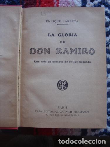 Libros: LARRETA, ENRIQUE - La gloria de don Ramiro - Foto 2