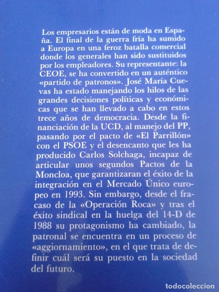 Libros: A LA SOMBRA DEL PODER -- CEOE -- MAR DIAZ VARELA Y MARIANO GUINDAL -- TIBIDABO - 1990 -- - Foto 3