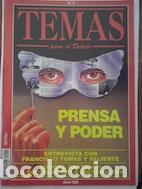 Libros: Temas para el debate 5. Prensa y poder - VVAA. Alfonso Guerra (presidente) - Foto 1