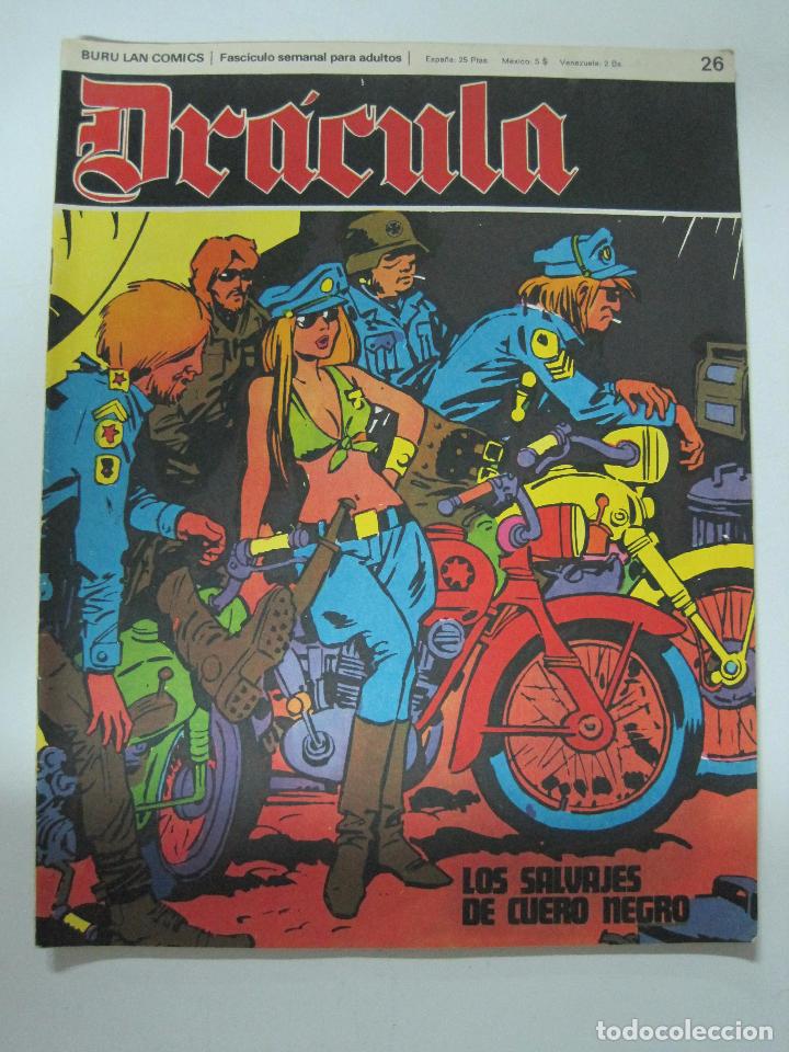 Libros: Dr&aacute;cula, los salvajes de cuero negro, n&ordm; 26 fasc&iacute;culo semanal