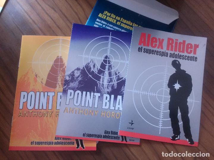 Libros: ADELANTO DEL LIBRO ALEX RIDER. ANTHONY HOROWITZ. CAP&Iacute;TULO M&Aacute;S 2 POSTALES. ESTUCHE. RARO. - Foto 1