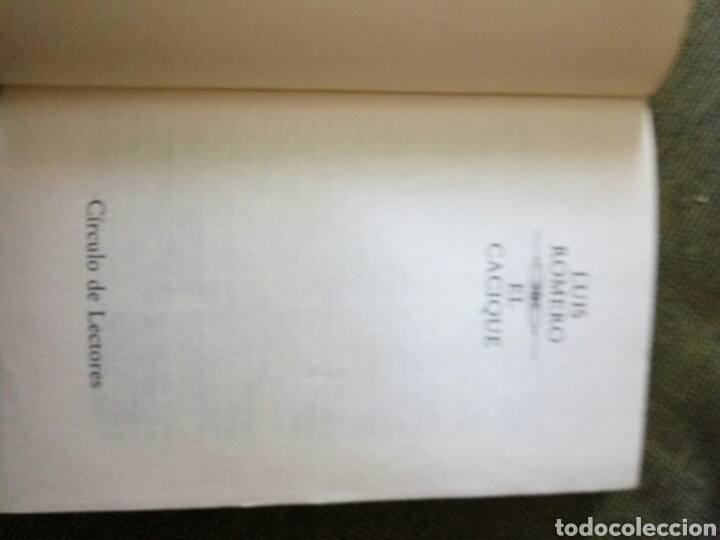 Libros: El cacique, Luis Romero - Foto 3