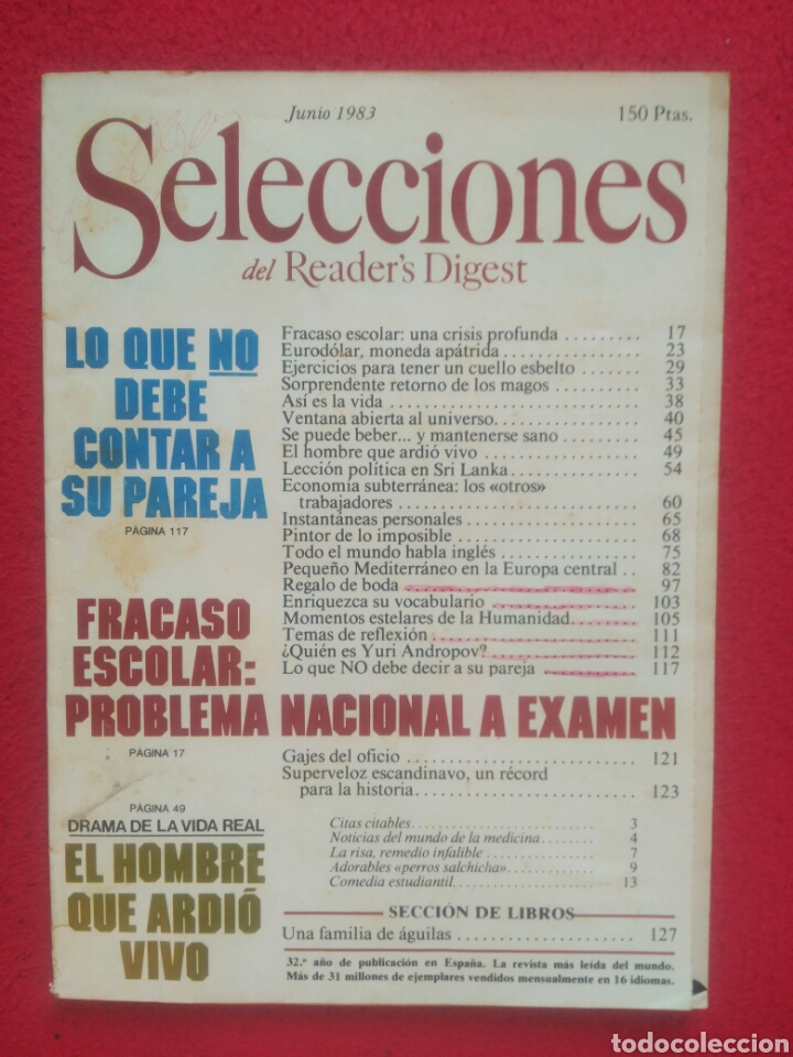 Libros: Selecciones del Readers Digest. 1983 Junio - Foto 1