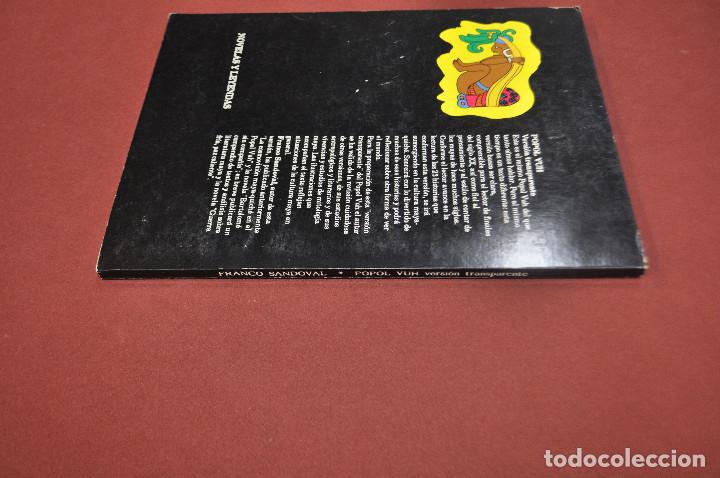Libros: popol vuh versi&oacute;n transparente - franco sandoval - CNB - Foto 3