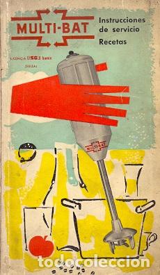 Libros: Multi-Bat. Instrucciones de servicio, recetas - NO CONSTA AUTOR - Foto 1