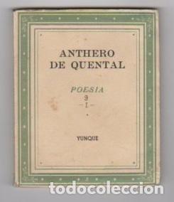 Libros: Poes&iacute;a - Quenthal, Anthero de - Foto 1