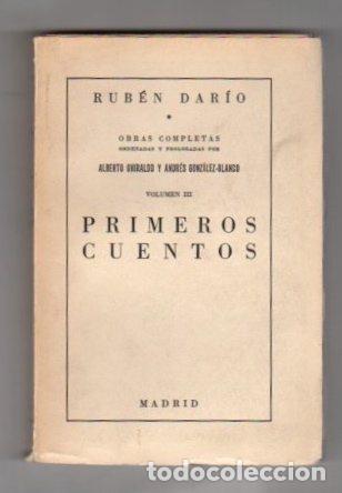 Libros: Primeros cuentos - Dar&iacute;o, Rub&eacute;n - Foto 1