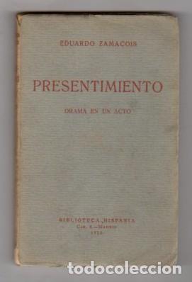 Libros: Presentimiento - Zamacois, Eduardo - Foto 1