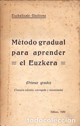 Libros: M&eacute;todo gradual para aprender el euzkera - NO CONSTA AUTOR - Foto 1