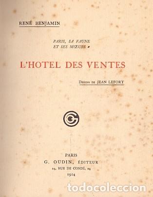 Libros: LHotel des Ventes - Benjamin, Ren&eacute; - Foto 1