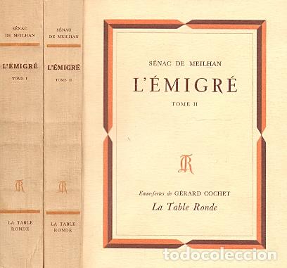 Libros: LEmigr&eacute; (2 Vol.) - Meilhan, S&eacute;nac de - Foto 1