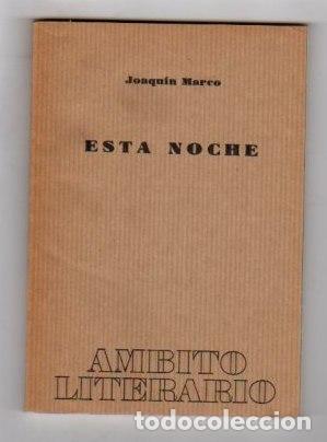 Libros: Esta Noche - Marco, Joaqu&iacute;n - Foto 1