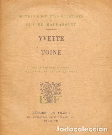 Libros: Yvette Toine - Guy de Maupassant - Foto 1
