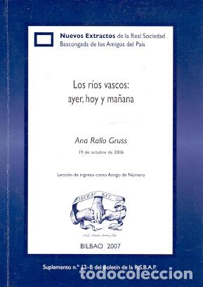 B&uuml;cher: Los r&iacute;os vascos: ayer, hoy y ma&ntilde;ana - Rallo Gruss, Ana