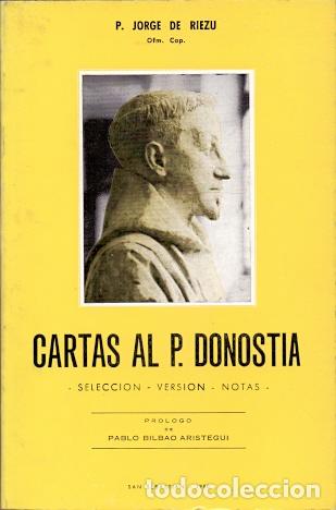 Libros: Cartas al P. Donostia - Riezu, Jorge de - Foto 1