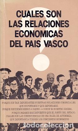 B&uuml;cher: Cuales son las Relaciones Econ&oacute;micas del Pa&iacute;s Vasco - NO CONSTA AUTOR