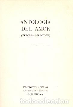 Libros: Antolog&iacute;a del Amor - Varios Autores - Foto 1