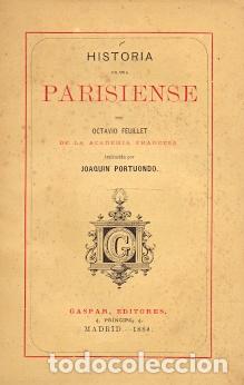 Libros: Historia de una Parisiense - Feuillet, Octavio - Foto 1