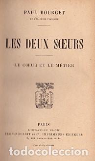 Libros: Les Deux Soeurs - Bourget, Paul - Foto 1