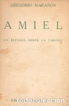 Libros: Amiel - Mara&ntilde;&oacute;n, Gregorio - Foto 1