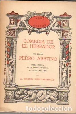 Libros: Comedia de el herrador - NO CONSTA AUTOR - Foto 1
