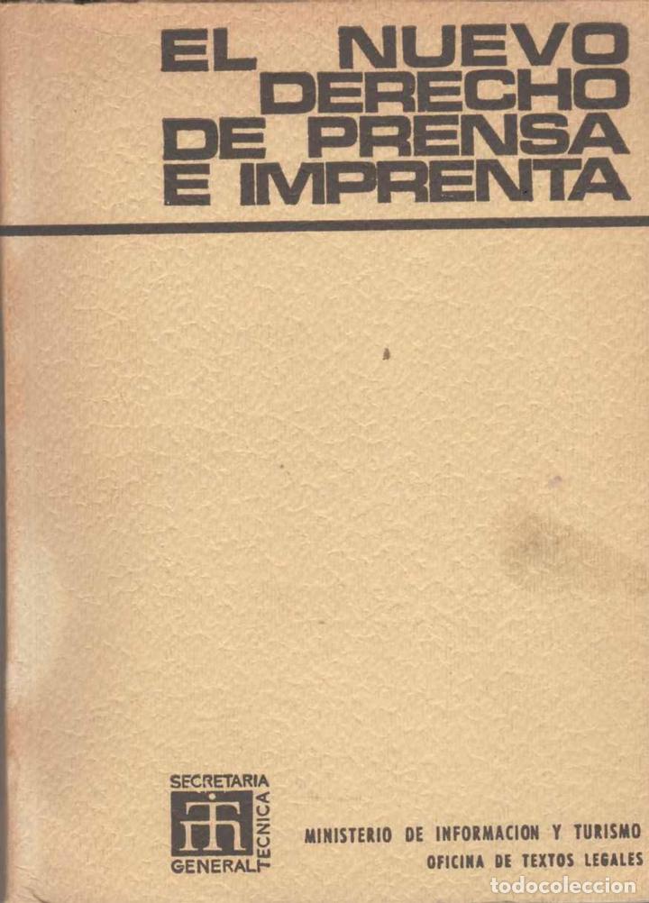 Libros: El nuevo derecho de Prensa e Imprenta - NO CONSTA AUTOR - Foto 1