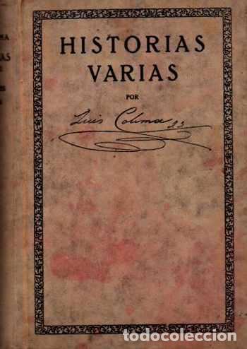 Libros: Historias Varias. - Coloma, Luis/S.J. - Foto 1
